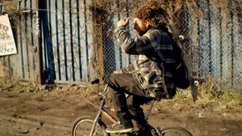 Tommy Cuba on the bike