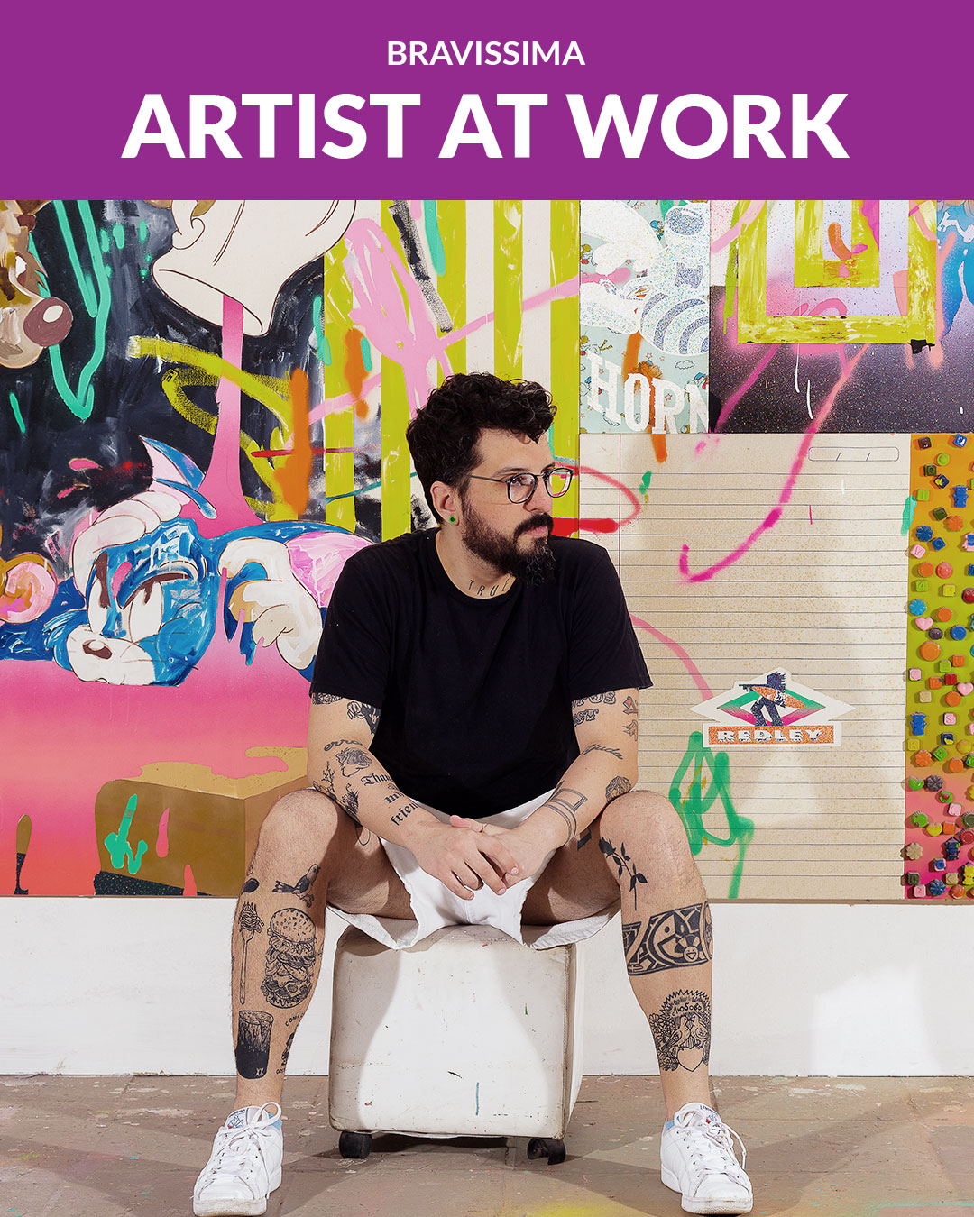 Bruno Miguel in Artist at Work